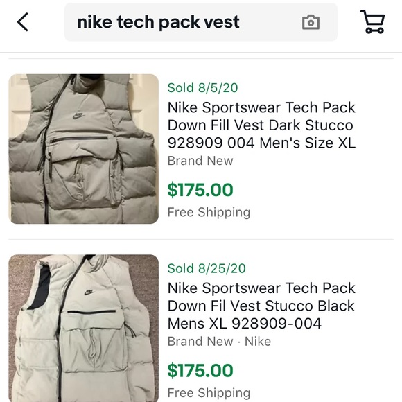 Rare Nike Tech Pack Downfill Vest - Picture 7 of 8